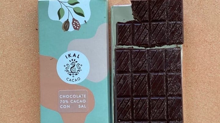 Chocolate 70% con sal y dibujos de Tolkien